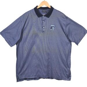 US Open 2008 Torrey‎ Pines Bobby Jones Polo Shirt XL Blue Striped Tiger
 Woods